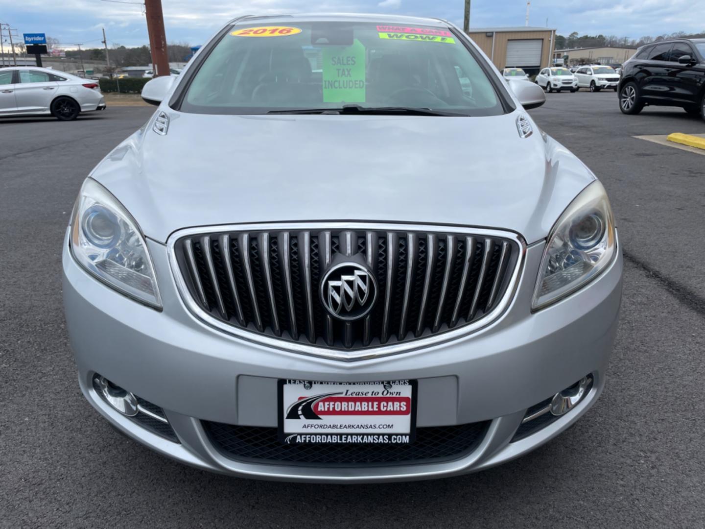 2016 Silver Buick Verano (1G4PR5SK4G4) with an 4-Cyl, ECOTEC, 2.4L engine, Auto, 6-Spd w/Shft Ctrl transmission, located at 8008 Warden Rd, Sherwood, AR, 72120, (501) 801-6100, 34.830078, -92.186684 - Photo#2